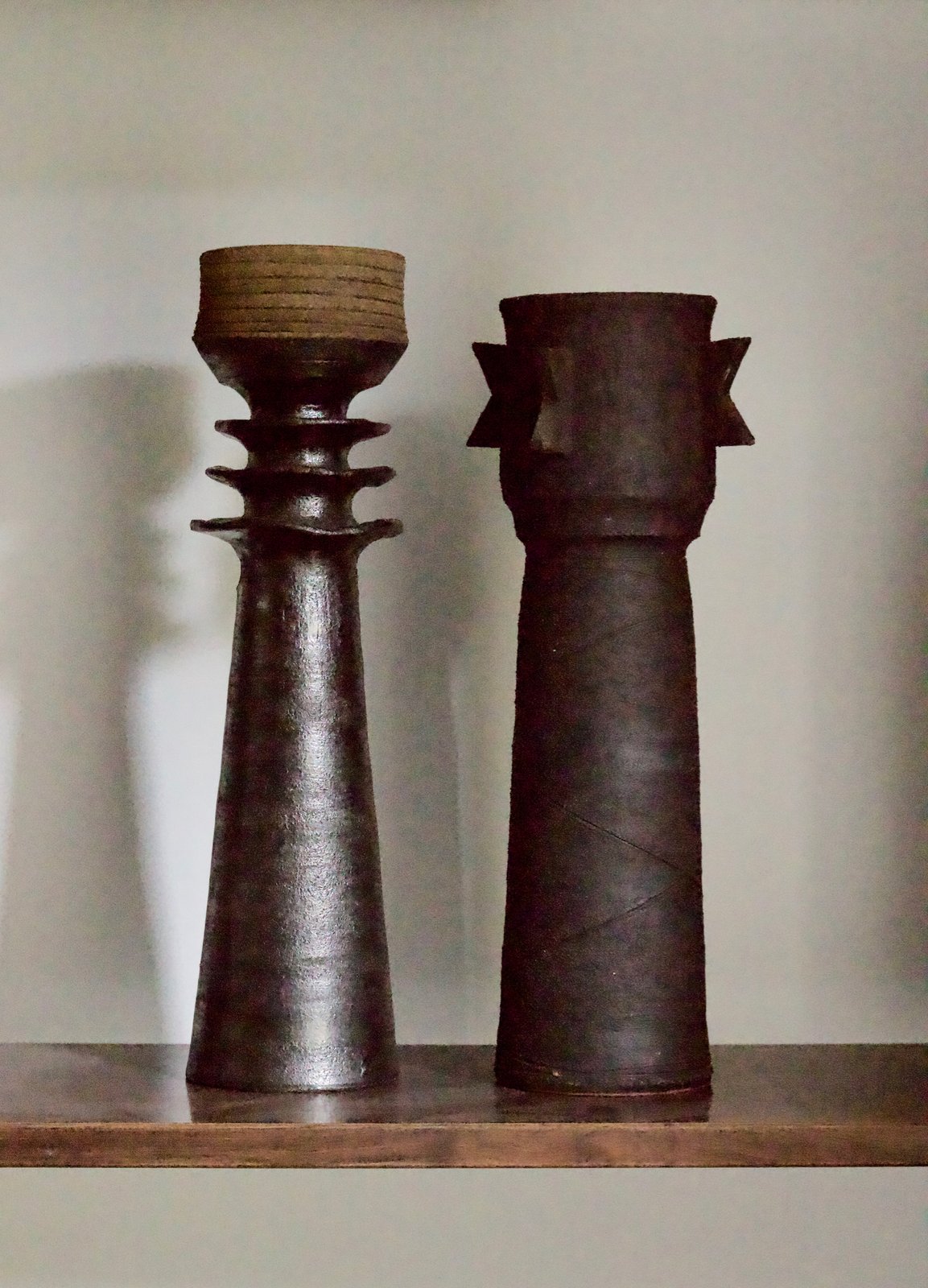 Studio Ceramic Sculpture or Vessel [I] by Clive Brooker, England
